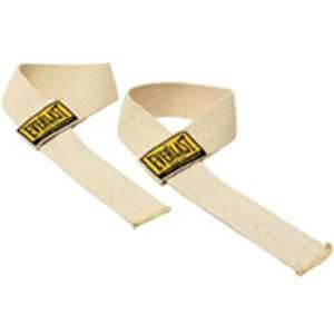  Everlast Barbell Lifting Straps WHITE ONE SIZE FITS MOST 