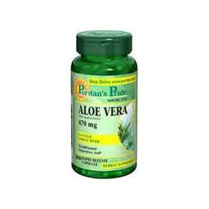  Aloe Vera 470 mg 470 mg 100 Capsules Health & Personal 