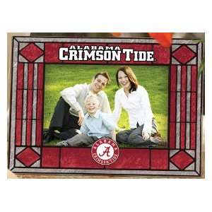  Alabama Crimson Tide Art Glass Horizontal Picture Frame 