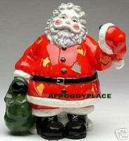 Santa Claus Tea Light Candle Holder Jolly Holiday SALE New in Box 