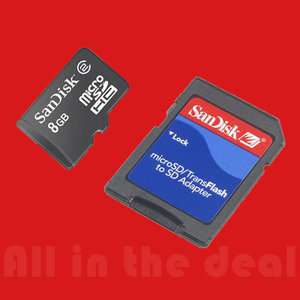 8GB MICRO SD MEMORY CARD FOR BLACKBERRY CURVE 8330 8320  