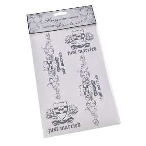    Groom Just Married Temporary Tattoos