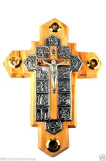14 stations of the Cross, OliveWood, Holy Land relics  