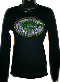 Green Bay Packers Bling Womens Thermal AllColors/size  