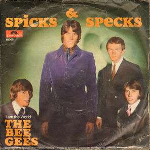 BEE GEES Spicks & Specks 1967 RARE Germany EX grade vinyl  