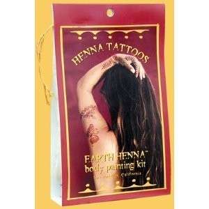 Earth Henna, Henna Tattoo Kit, Great Gift, Free Fast Shipping  