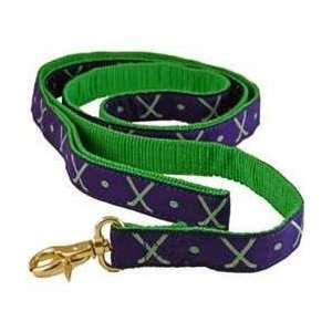  Hockey Ribbon Dog Leash (Navy/Green)