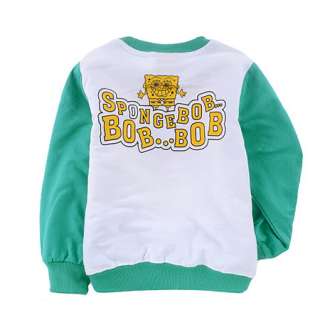   Kids Boys SpongeBob SquarePants T Shirt Coat 2 8 Years W1038  