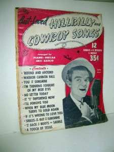 Best loved Hillbilly & Cowboy Songbook Spike Jones 1946  