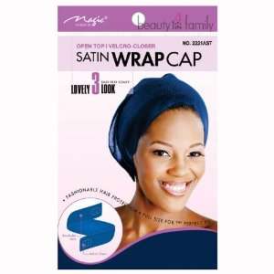  Magic Satin Wrap Cap with Velcro Closure Health 