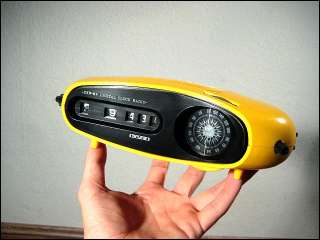 Yellow UFO Space Age Radio Alarm Clock  TOP Space Age   