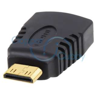 For HDTV Asus TF101 Transformer Mini HDMI Type C Adapter to HDMI Type 