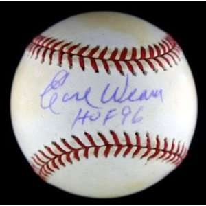  Earl Weaver Autographed Baseball   Al ~psa Dna~w Hof 96 