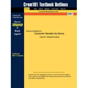  Studyguide for Corporate Valuation by Daves & Ehrhardt 
