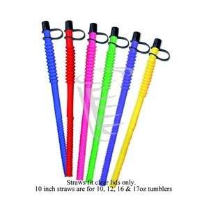  Tervis Tumblers Big 6 Colored Straws Fit 10 12oz 16oz 17oz 