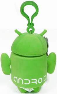 Android Plush Backpack Clip Green *New*  