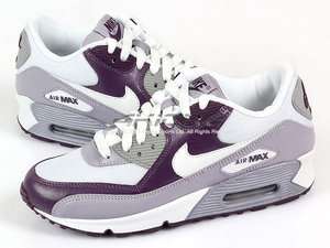 Nike Wmns Air Max 90 White/White Provence Purple Womens Running 325213 