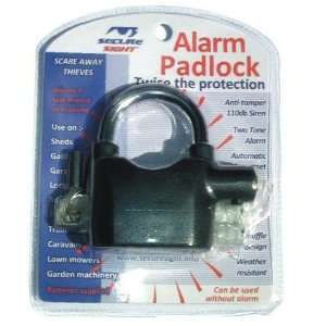 High Quality Padlock with Built in anti tamper (110dB) alarm, Great 
