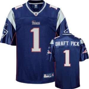 New England Patriots Jersey Reebok Navy 2010 #1 Draft Pick Replica 