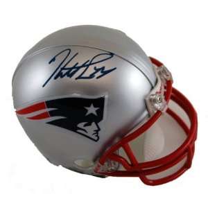  Heath Evans Autographed New England Patriots Replica Mini 