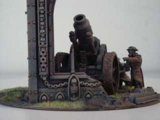 Death Korps of Krieg team with Heavy Mortar Scene very nicely painted 