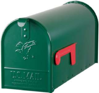 Elite Green Galvanized Standard Size T1 Rural Mailbox  