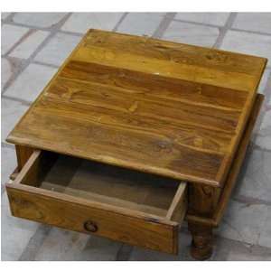  Indian Rosewood Square Low Height Side Bedside End Table 