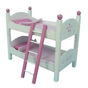  Royal Wooden Bunk Beds for 18 Inch Dolls Toys & Games