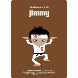  Wax on Wax Off Karate Birthday Invitations Health 