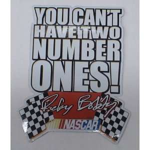 NASCAR TALADEGA NIGHTS RICKY BOBBY TWO NOUMBER ONES CAR MAGNET WILL 
