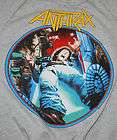VINTAGE ANTHRAX SPREADING THE DISEASE SWEATER T  SHIRT 1985 1980S L 