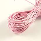 10 metres pink wax cotton cord thread 1mm jewellery fin