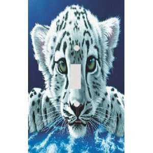  Baby White Tiger Decorative Switchplate Cover