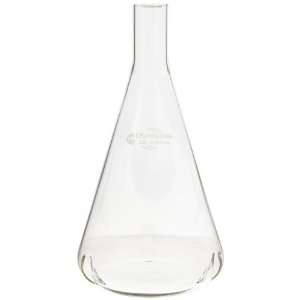 Chemglass CLS 2044 08 Glass 2000mL Delong Neck Shake Flask, with 3 