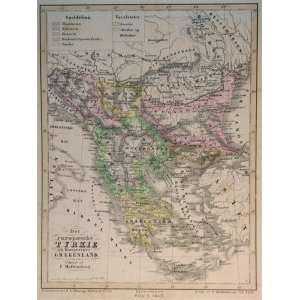  Hoffensberg Map of European Turkey (1851)