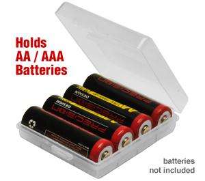 Precision Design AA / AAA Battery Case   Holds 4 AA or AAA