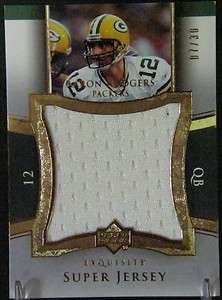 AARON RODGERS 2005 SP EXQUISITE RC SUPER PATCH 7/30  