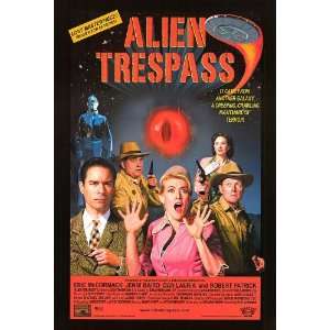  Alien Trespass Movie Poster Double Sided Original 27x40 