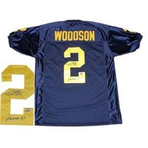  Charles Woodson Autographed Jersey   Michigan Wolverines 