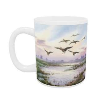 White Fronted Geese Alighting by Carl Donner   Mug   Standard Size