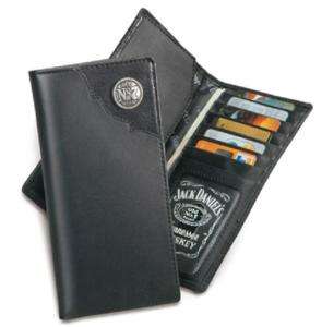 NEW Western Jack Daniels Smooth Leather Rodeo Wallet  