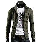 Handsome PJ Mens Stylish Slim Fit Casual Coats Jacket military XS~L SZ 