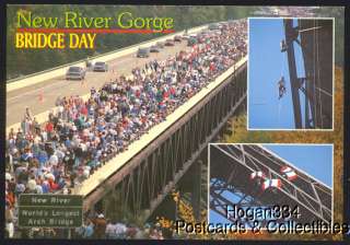 New River Gorge Bridge Day West Virginia Postcard  