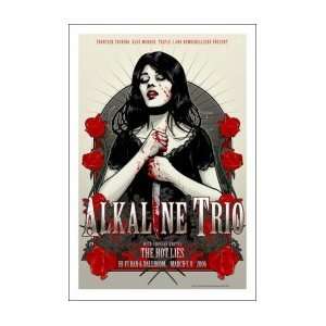  ALKALINE TRIO   Limited Edition Concert Poster   by Joe 