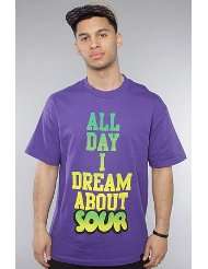 Sneaktip The All Day I Dream About Sour Tee in Purple,T shirts for Men