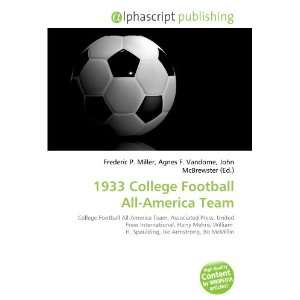  1933 College Football All America Team (9786134038393 