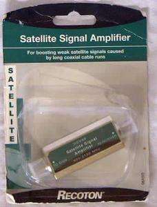 Satellite Signal Amplifier (Recoton DSV90) TV Cable Reception  
