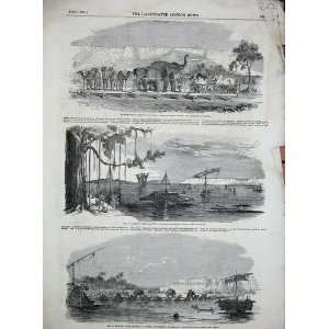   1851 Railway Calcutta Delhi Bridge Sone Allahabad Fort