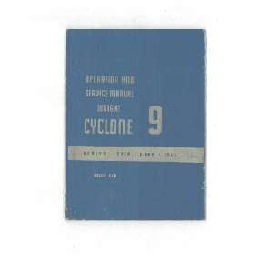   Aircraft Engine Service Manual Wright R 1820 Cyclone 9 Books