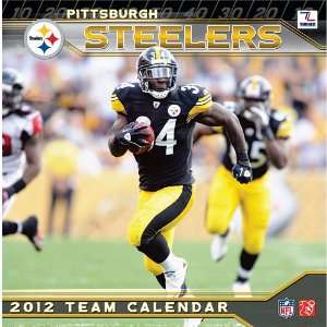  Pittsburgh Steelers 2012 Mini Wall Calendar Office 